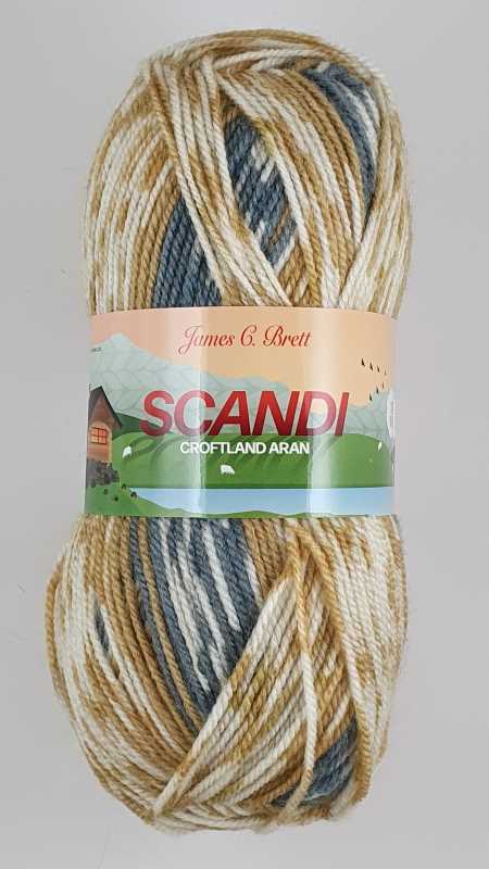 James C Brett - Scandi Croftland Aran - A304 Thatched Roof